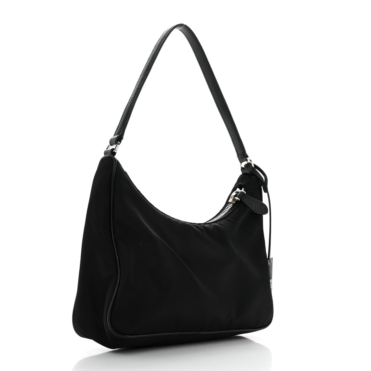 Tessuto Nylon Saffiano Mini Re-Edition 2005 Bag Black