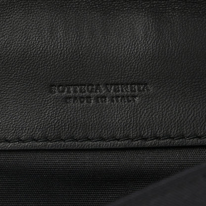 Bottega Veneta Nappa Intrecciato Nylon High Tech Crossbody Pouch Black 8 of 9