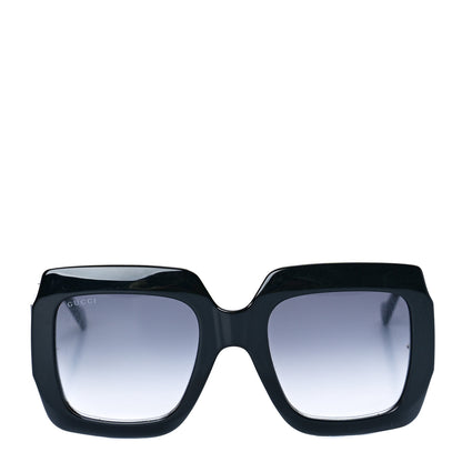 Gucci Acetate Rectangular Frame Chain Sunglasses GG1022S Black 4 of 7
