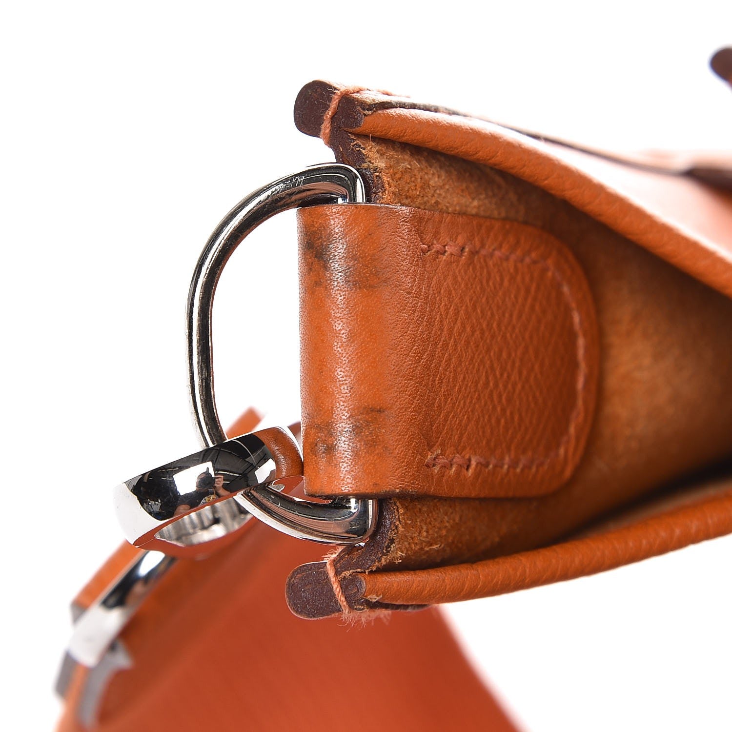 Hermes Epsom Evelyne II PM Orange 9 of 10