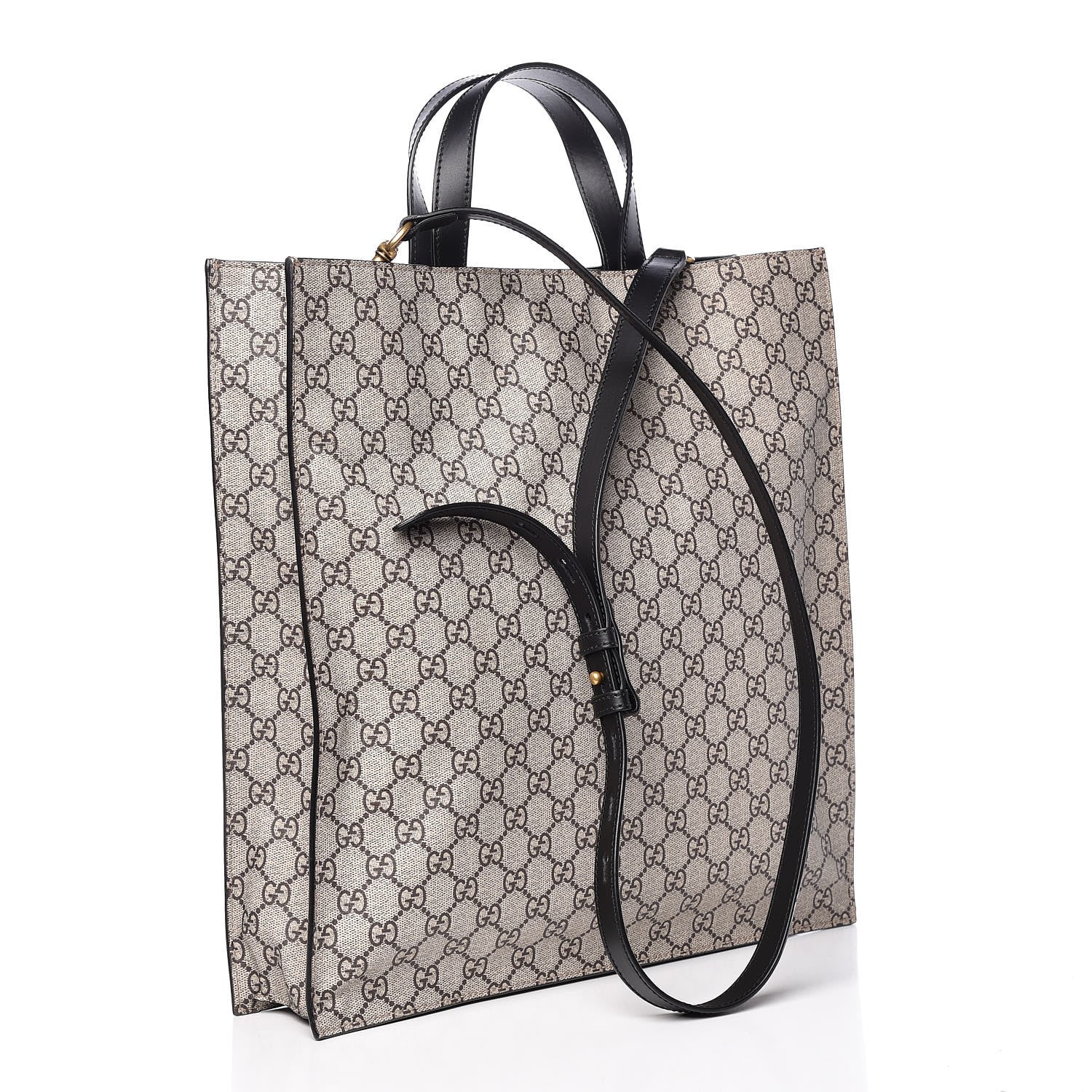 Gucci GG Supreme Monogram Angry Cat Vertical Tote 4 of 11