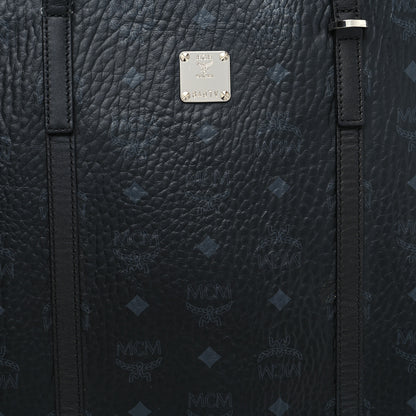 MCM Visetos Toni Shopper Tote Black 7 of 17
