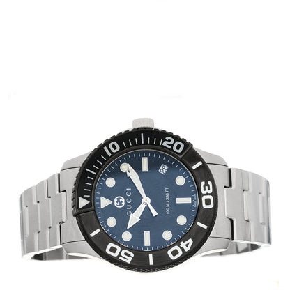 Gucci Stainless Steel Ceramic 45mm Dive Quartz Watch Black 2 of 5