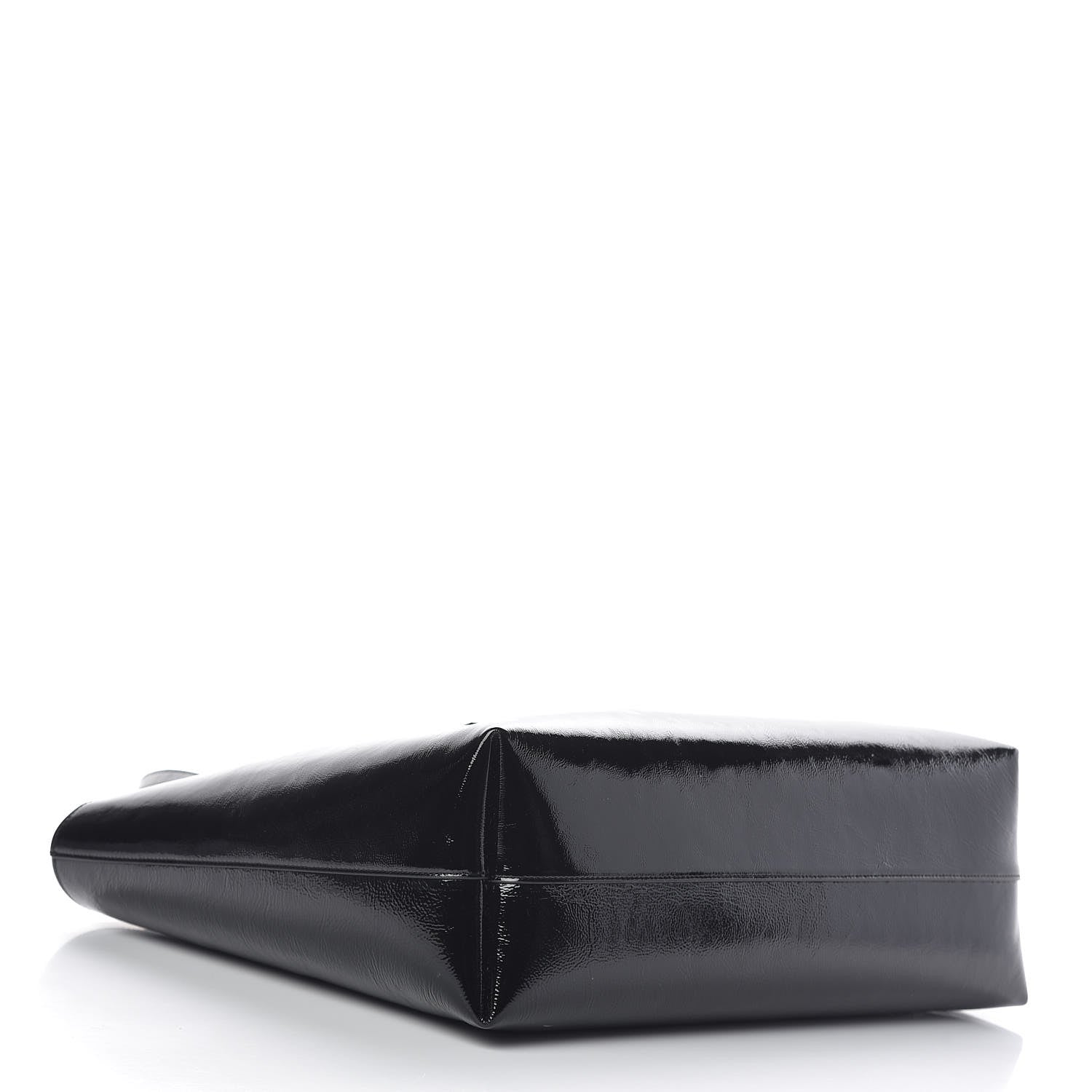 Saint Laurent Patent Calfskin Large Shopping Tote Black 5 of 11