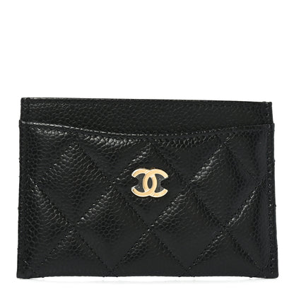 Chanel Caviar Quilted Card Holder Black 1 of 8