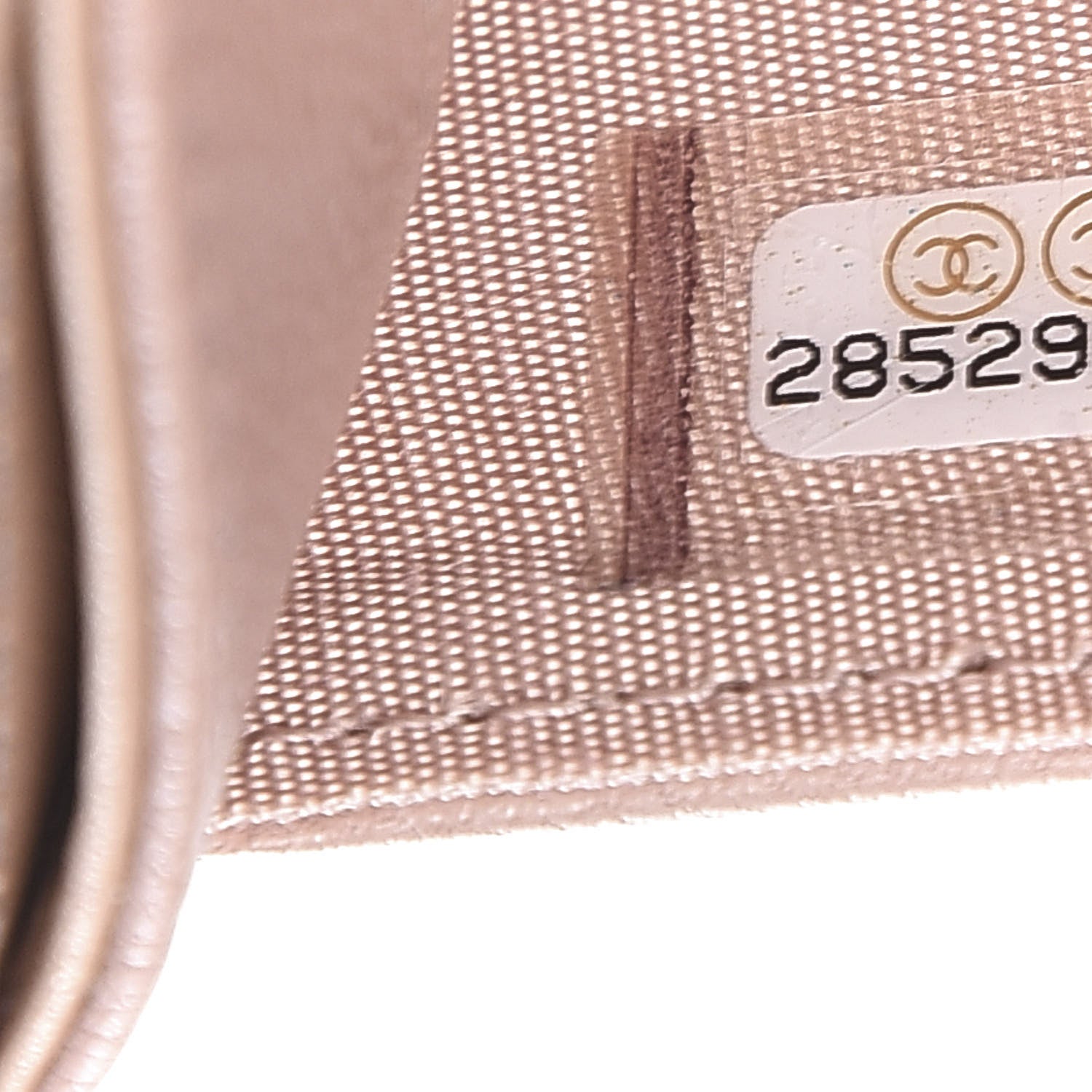 Chanel Goatskin Camellia Embossed Card Holder Light Pink 8 of 10