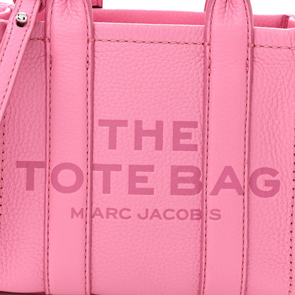 Marc Jacobs Grained Calfskin Mini The Tote Bag Candy Pink 8 of 10