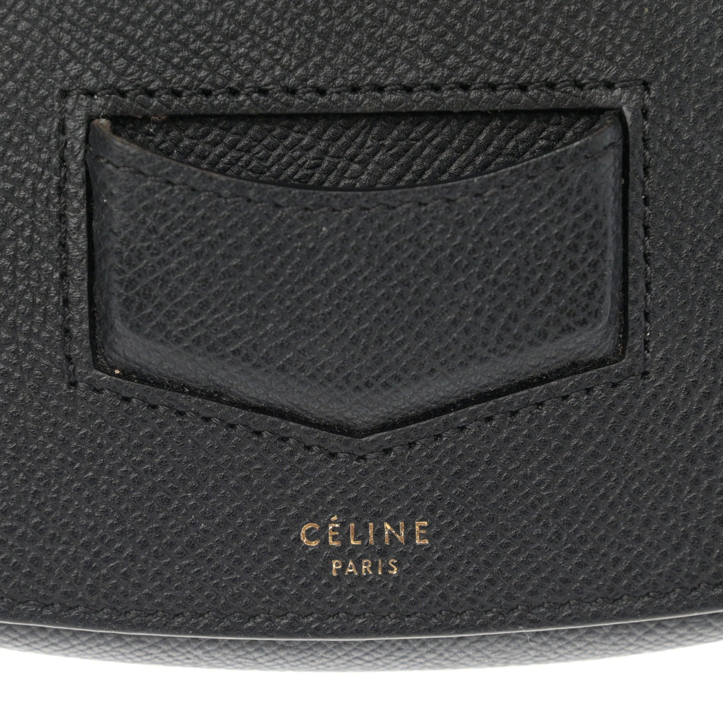 Grained Calfskin Small Trotteur Black