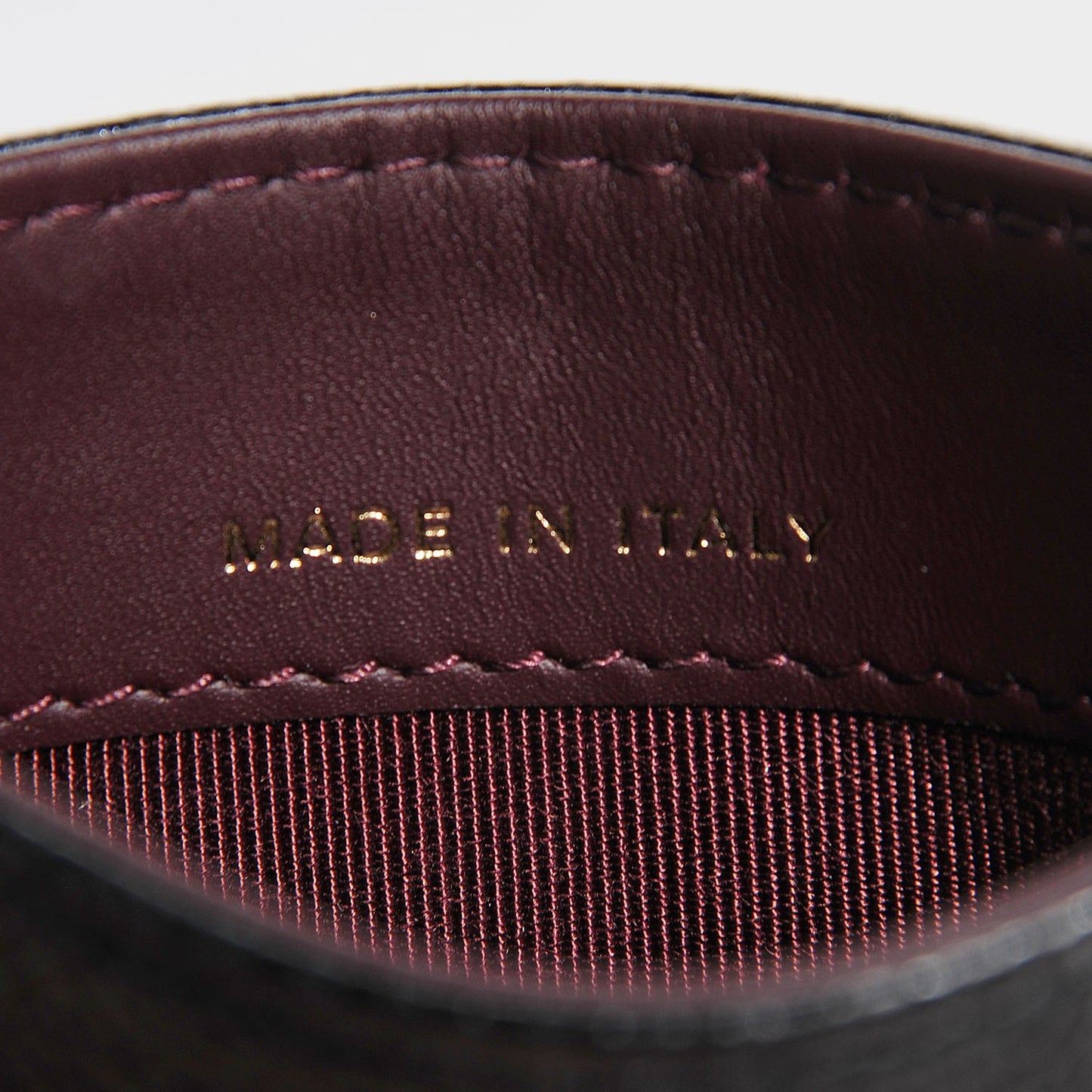 Caviar Quilted Card Holder Black