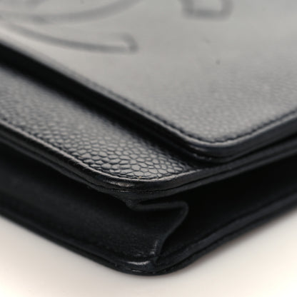 Chanel Caviar Timeless CC Wallet On Chain WOC Black 8 of 8
