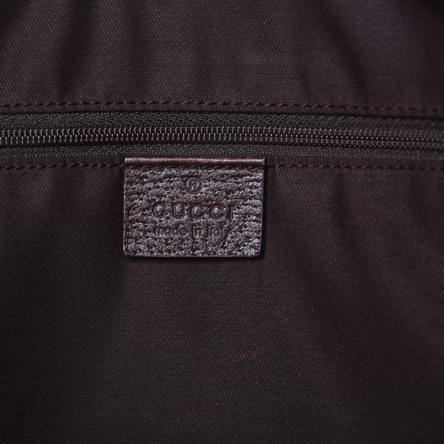 Monogram Large Abbey Tote Dark Brown