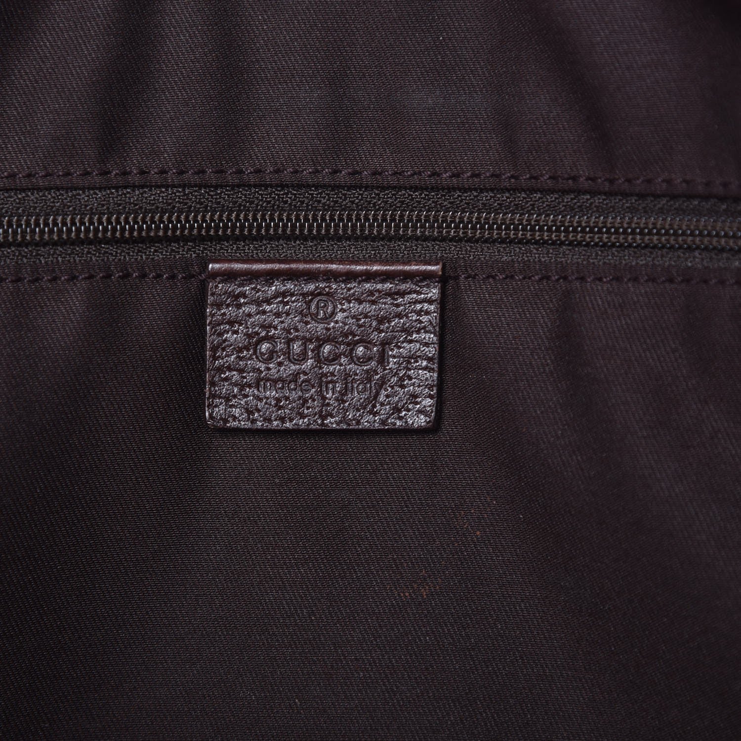 Gucci Monogram Large Abbey Tote Dark Brown 6 of 13