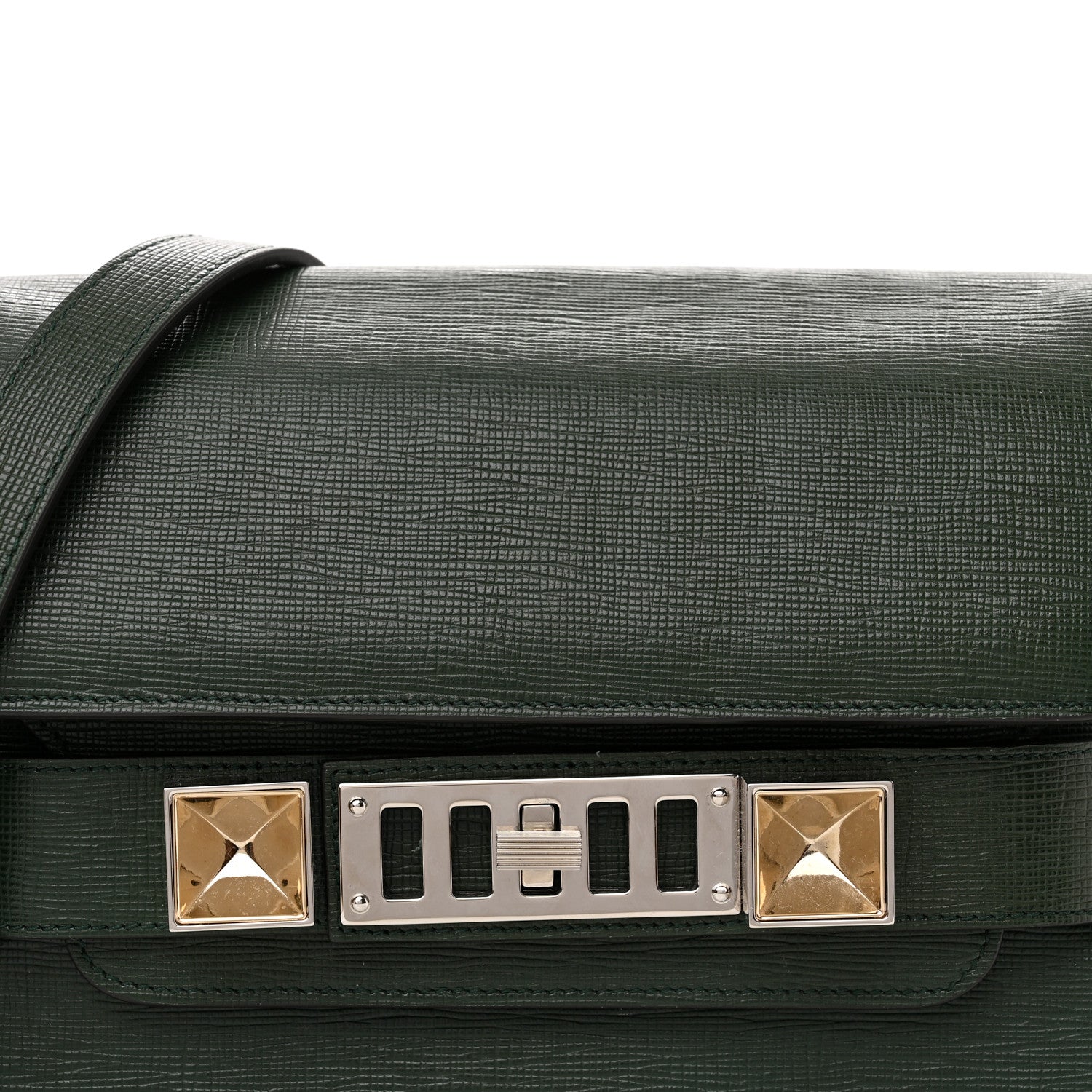 Proenza Schouler New Linosa Mini PS11 Classic Shoulder Bag Military 8 of 13