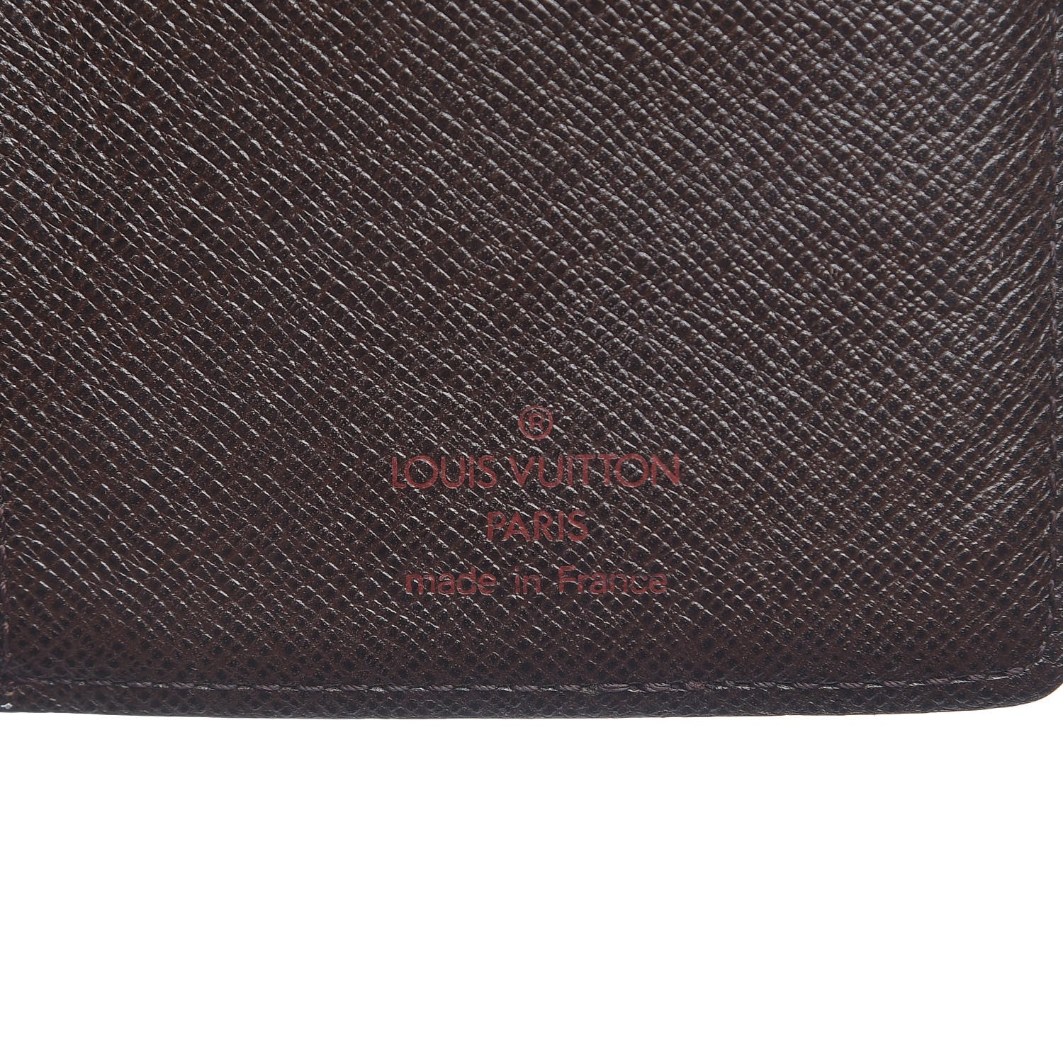 Louis Vuitton Damier Ebene Porte-Cartes Credit Yen Checkbook Wallet 6 of 9