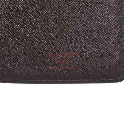 Louis Vuitton Damier Ebene Porte-Cartes Credit Yen Checkbook Wallet 6 of 9
