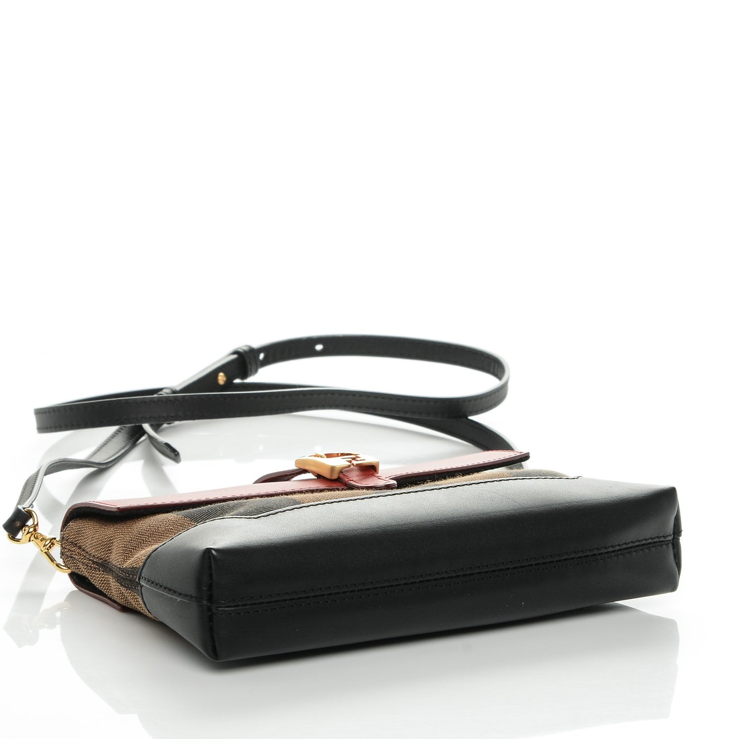 Calfskin Pequin Mini Chameleon Crossbody Red