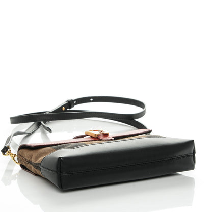 Fendi Calfskin Pequin Mini Chameleon Crossbody Red 4 of 6