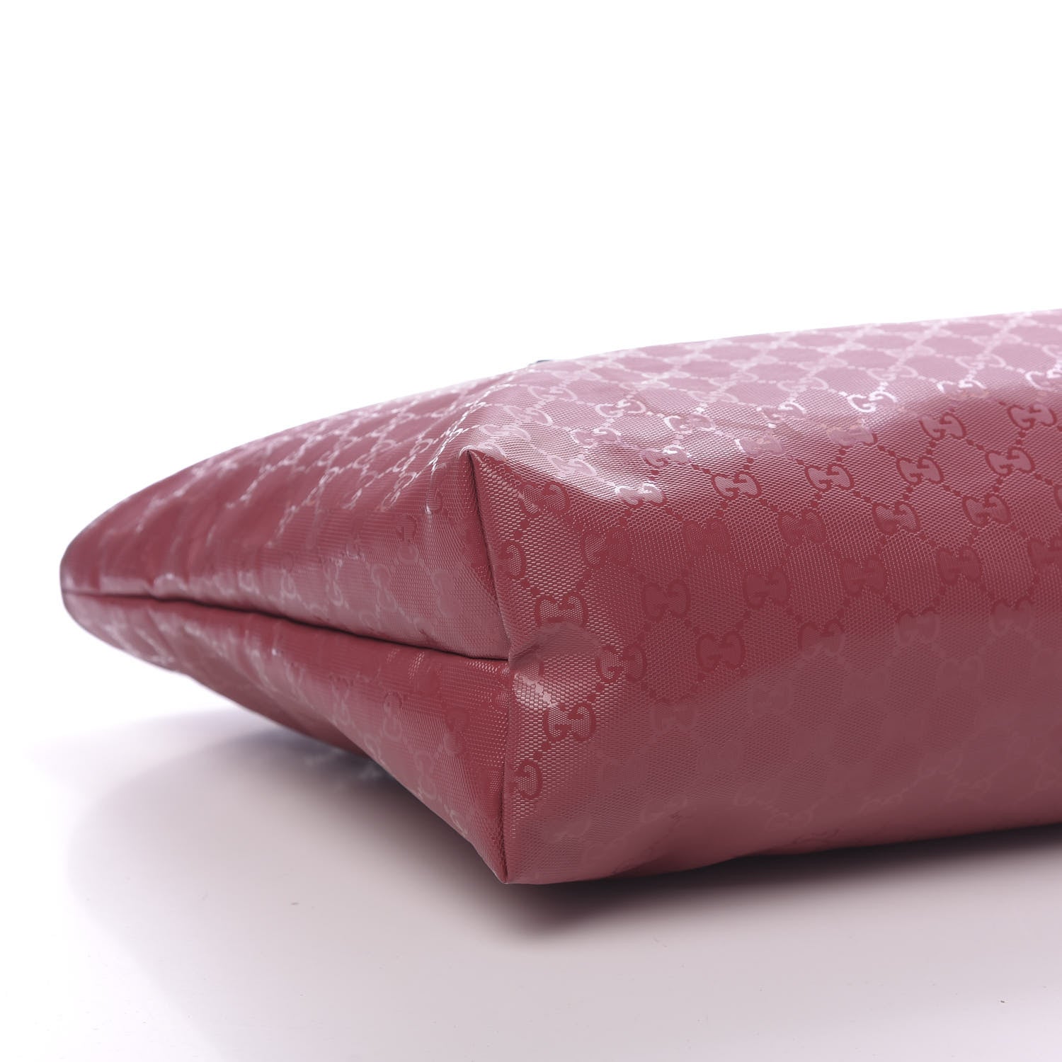 Gucci Imprime Monogram Large Zippered Shopping Tote Rose Blush 9 of 11