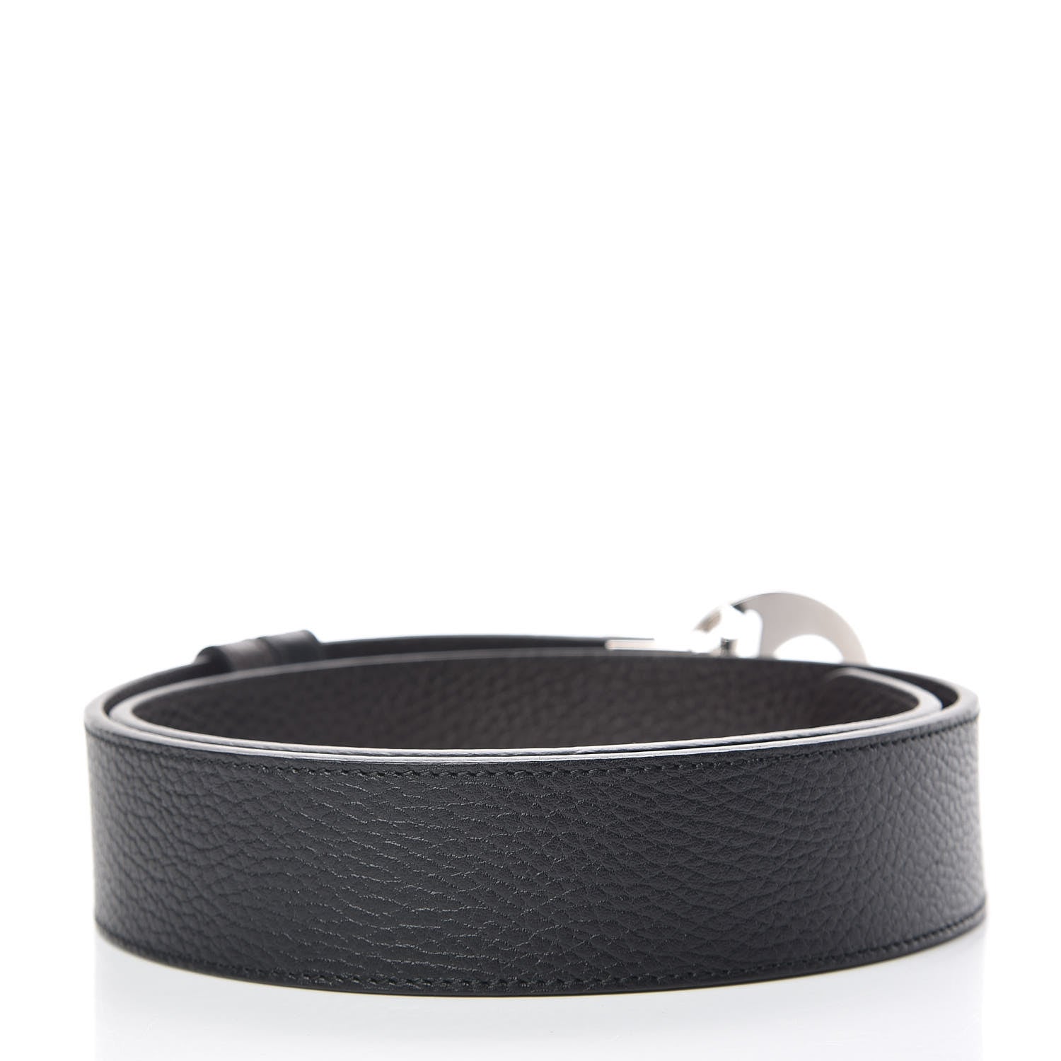Gucci Calfskin 1973 Reversible Belt 85 34 Black Brown 4 of 7