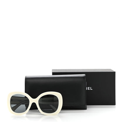 Chanel Acetate Sunglasses 71414A White 8 of 8