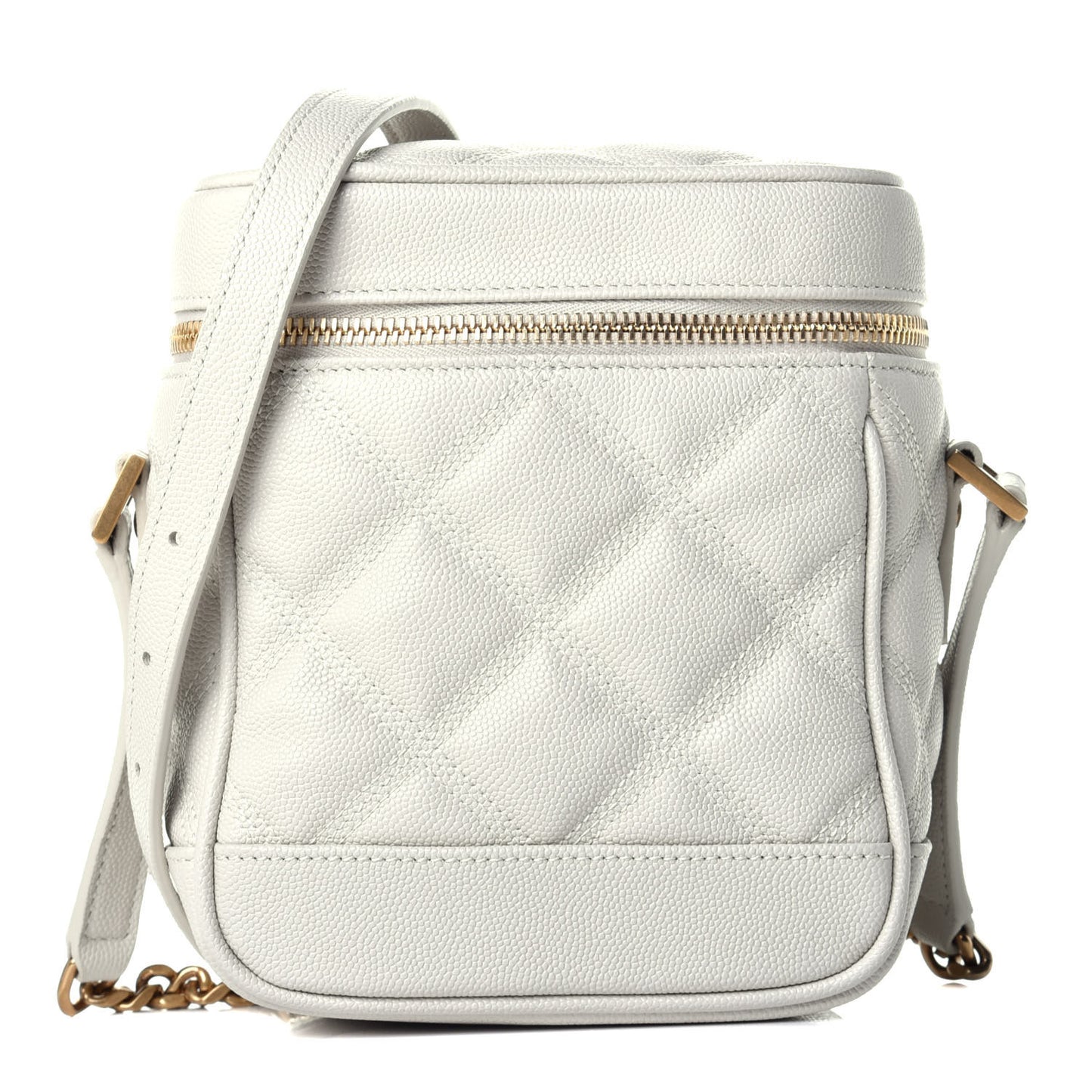Grain de Poudre Quilted 80's Vanity Bag Crema Soft