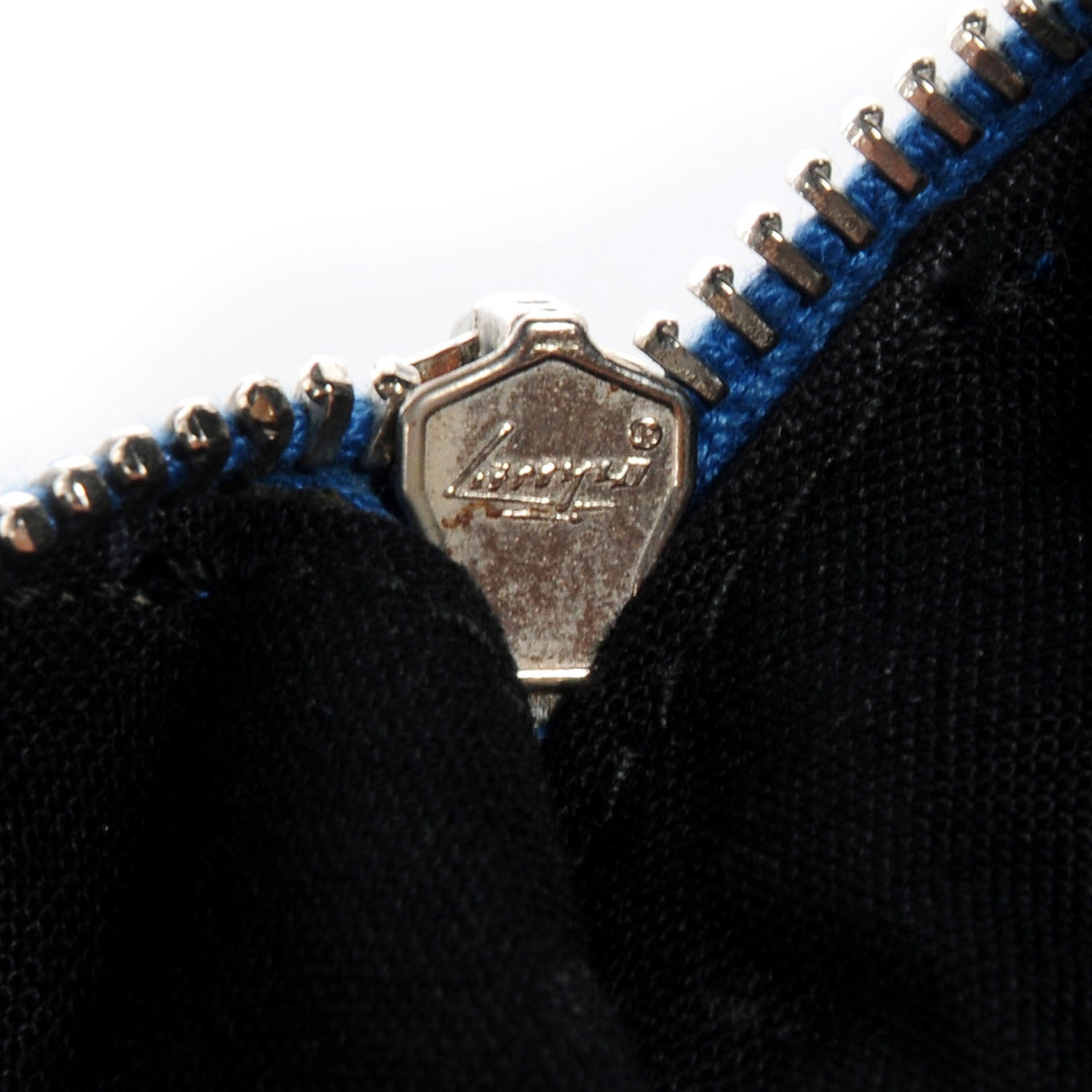 Balenciaga Agneau Giant 12 Silver Hardware Porte-Monnaie Coin Purse Bleu Electric 10 of 11
