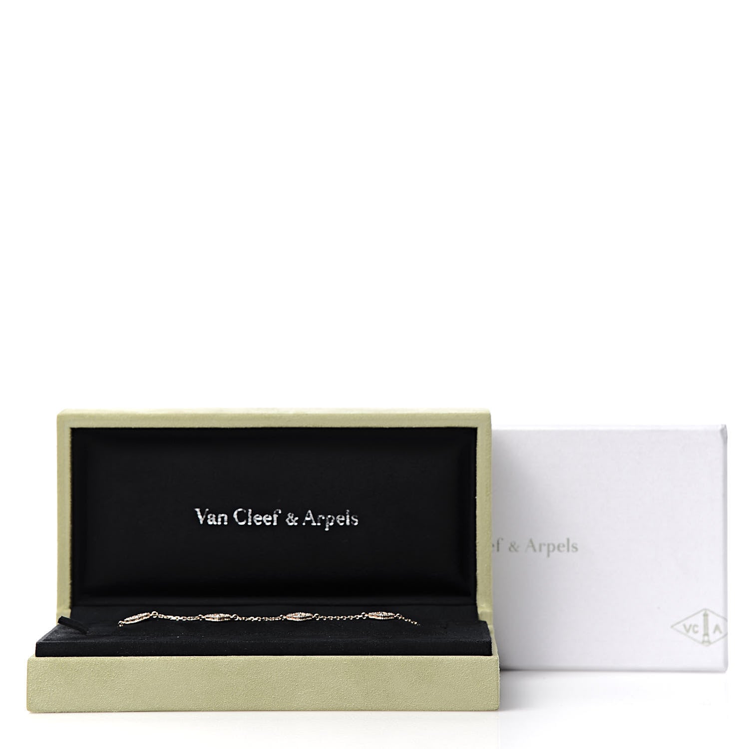 Van Cleef & Arpels 18K Rose Gold 6 Motifs Sweet Alhambra Bracelet 4 of 5