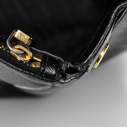 Prada Saffiano Large Galleria Double Zip Tote Black 8 of 20