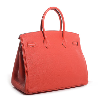 Hermes Togo Birkin 35 Rouge Casaque 3 of 25