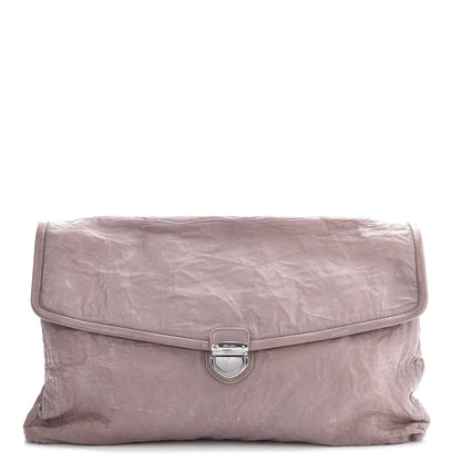 Prada Nappa Oversized Clutch Marmo 1 of 10