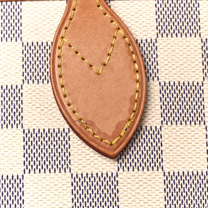 Louis Vuitton Damier Azur Neo Neverfull MM Rose Ballerine 13 of 13