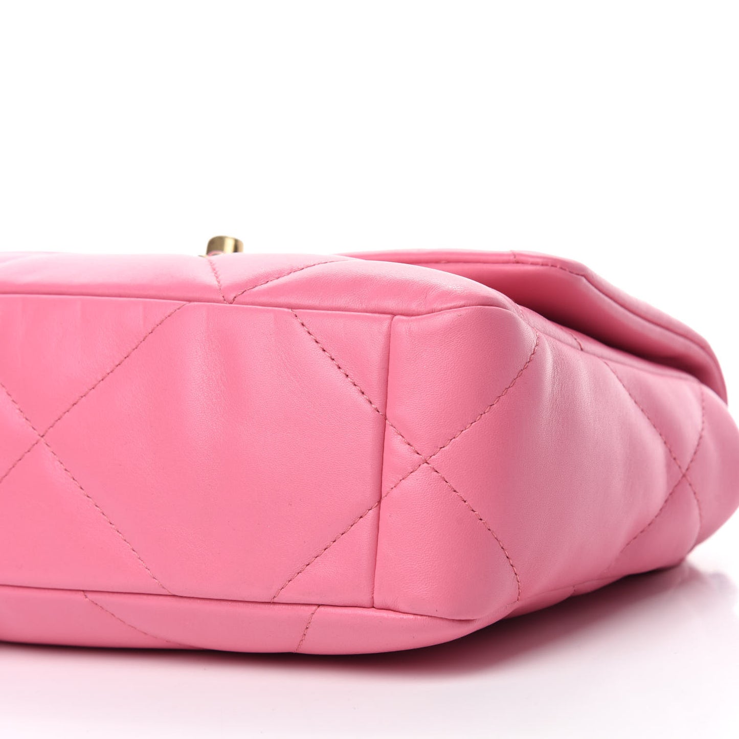 Lambskin Quilted Medium Chanel 19 Flap Pink