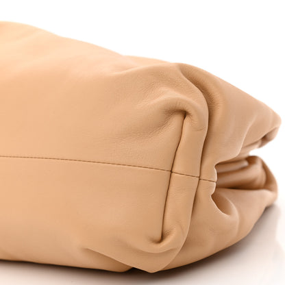 Bottega Veneta Smooth Butter Calf The Pouch Oversized Clutch Nude 10 of 13