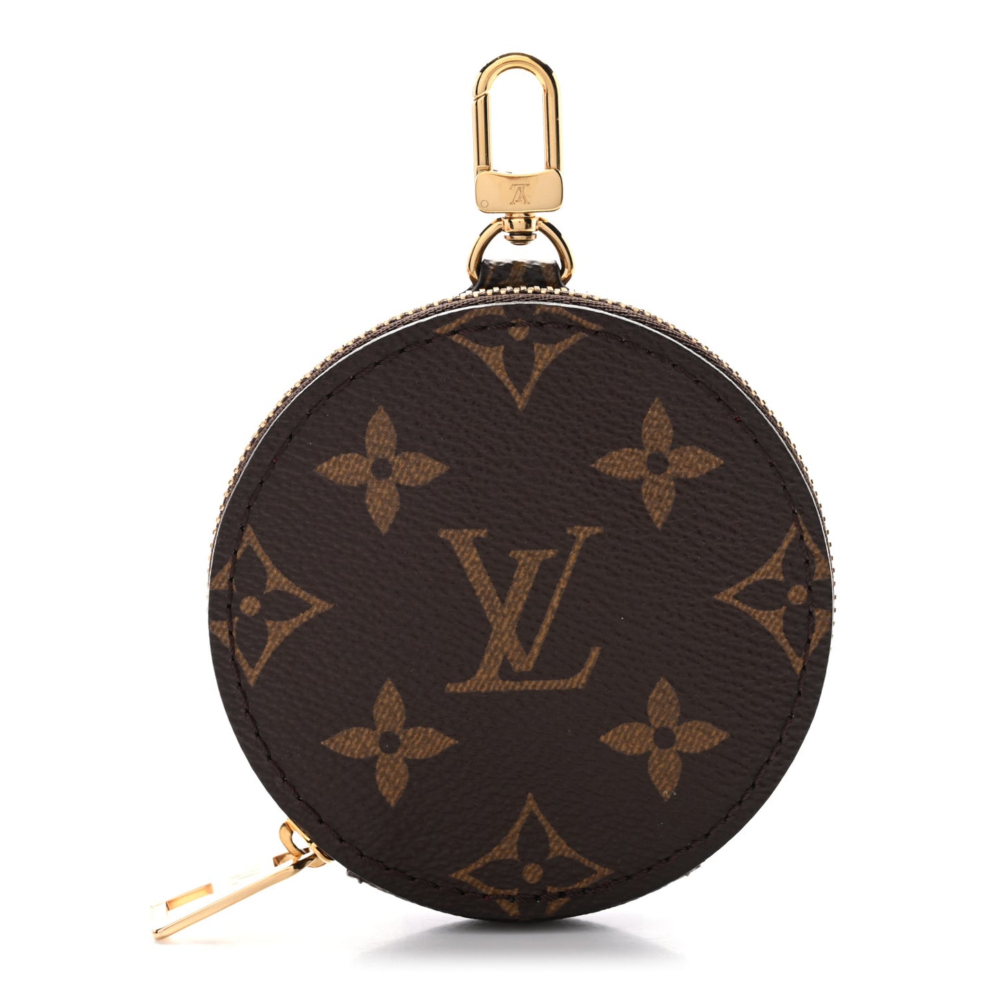 Monogram OnTheGo East West Round Coin Purse Red