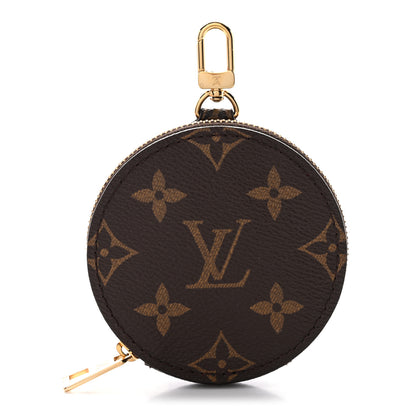 Louis Vuitton Monogram OnTheGo East West Round Coin Purse Red 1 of 7