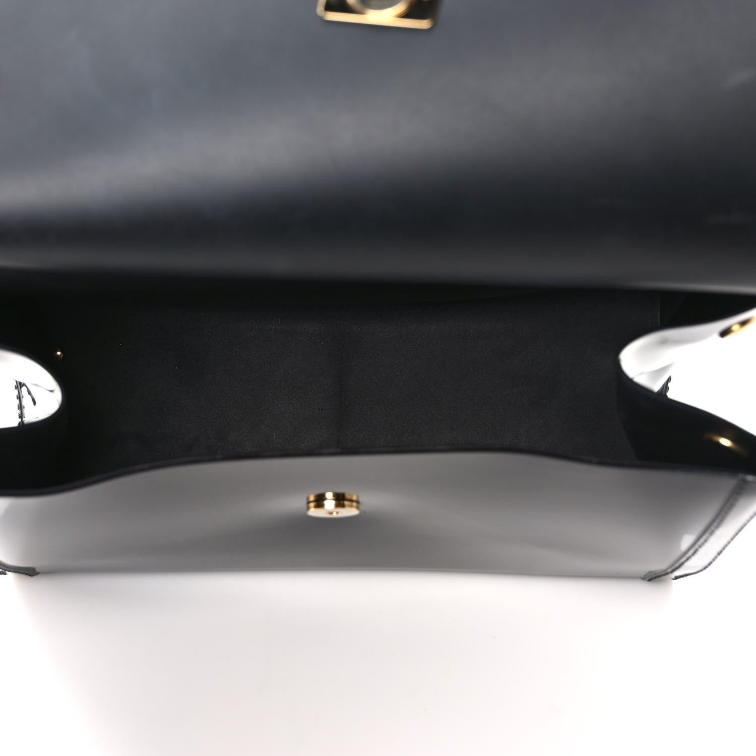 Dolce & Gabbana Patent Medium Miss Sicily Satchel Black 5 of 8