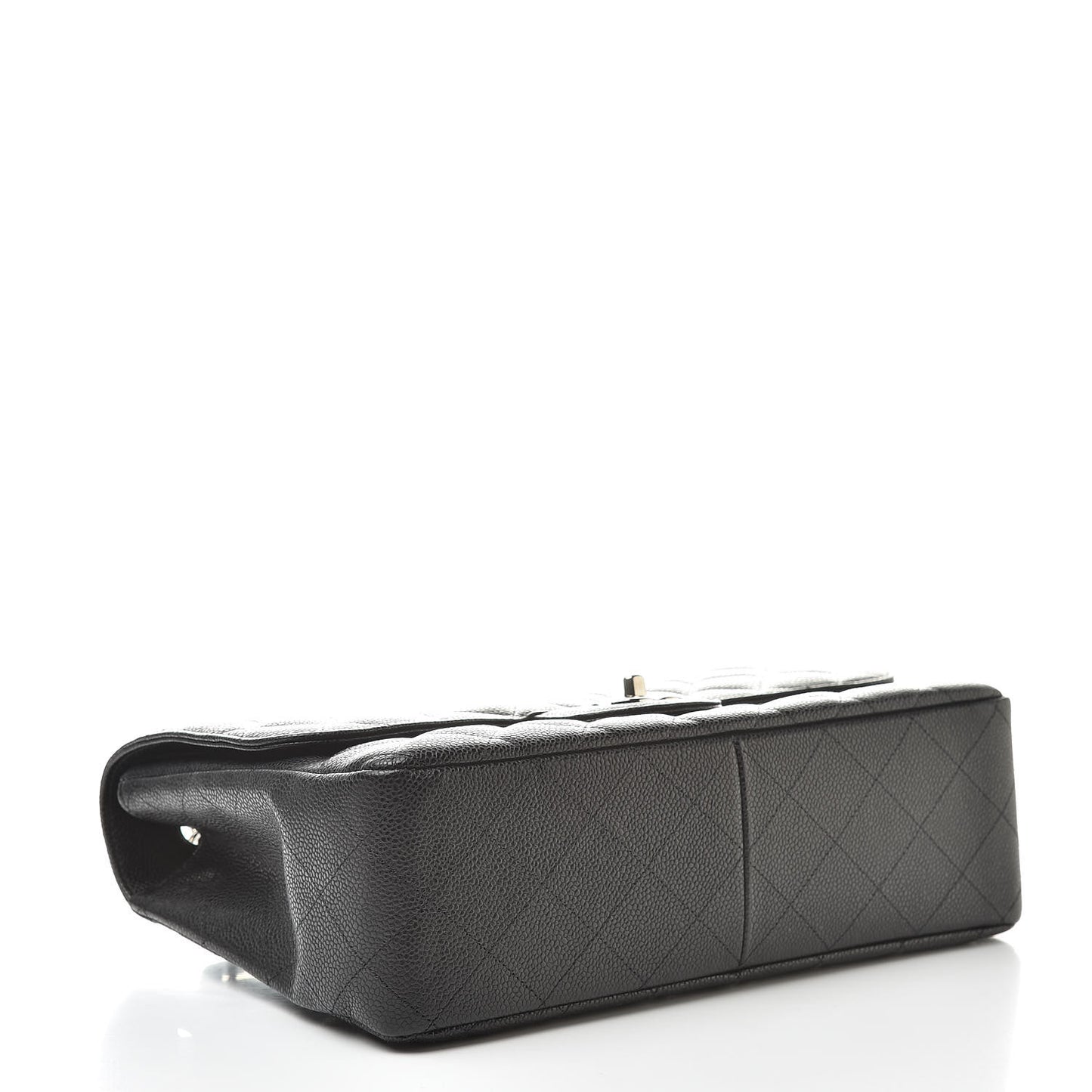 Caviar Quilted Jumbo Single Flap Black