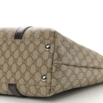 Gucci GG Plus Monogram Tote Dark Brown 10 of 15