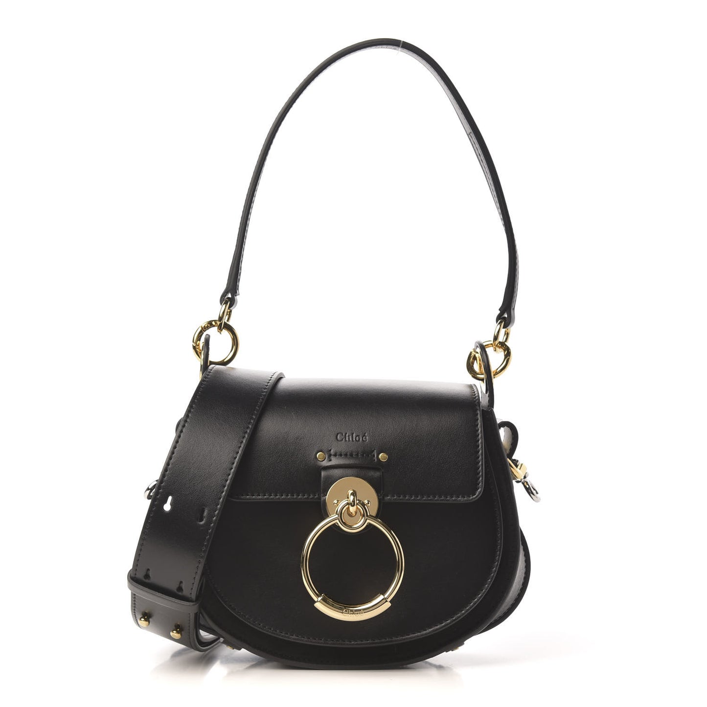 Calfskin Small Tess Bag Black