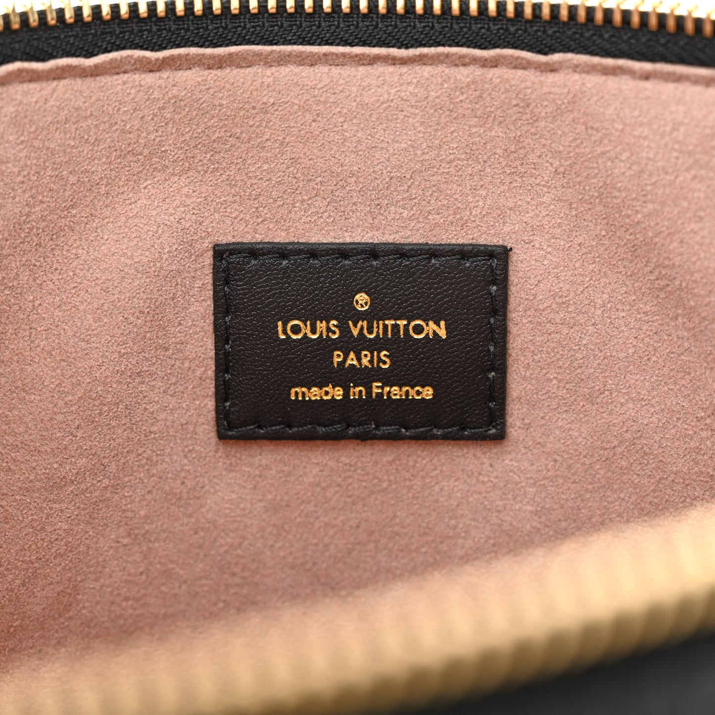 Lambskin Embossed Monogram Coussin PM Black