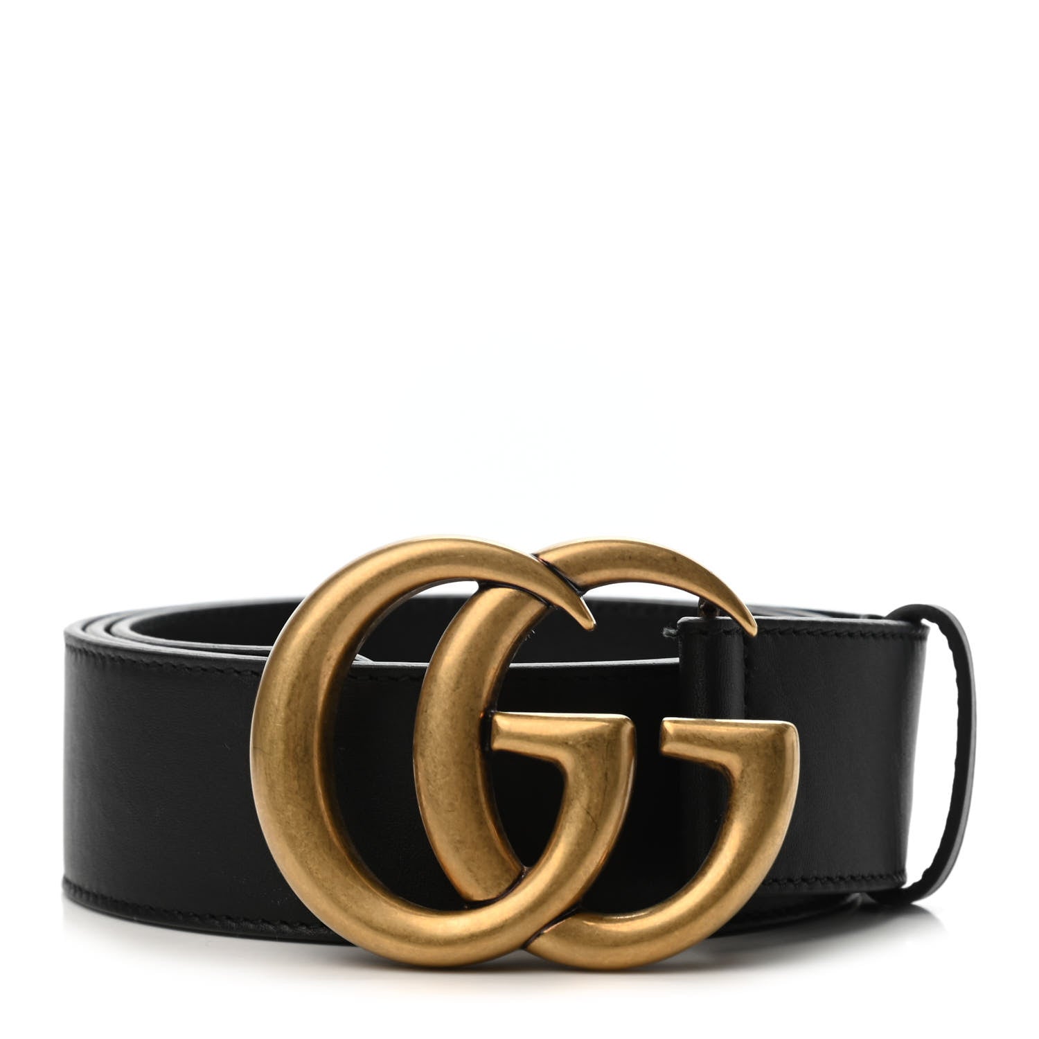 Gucci Calfskin Double G 40mm Belt 90 36 Black 1 of 4