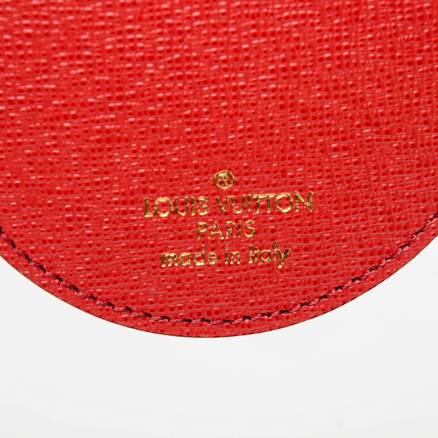 Monogram Jungle Dots Bag Charm Key Holder Coquelicot Denim