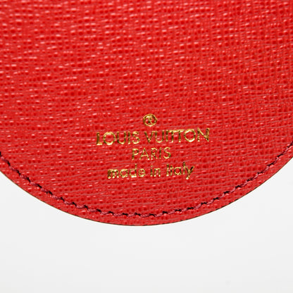 Louis Vuitton Monogram Jungle Dots Bag Charm Key Holder Coquelicot Denim 4 of 4