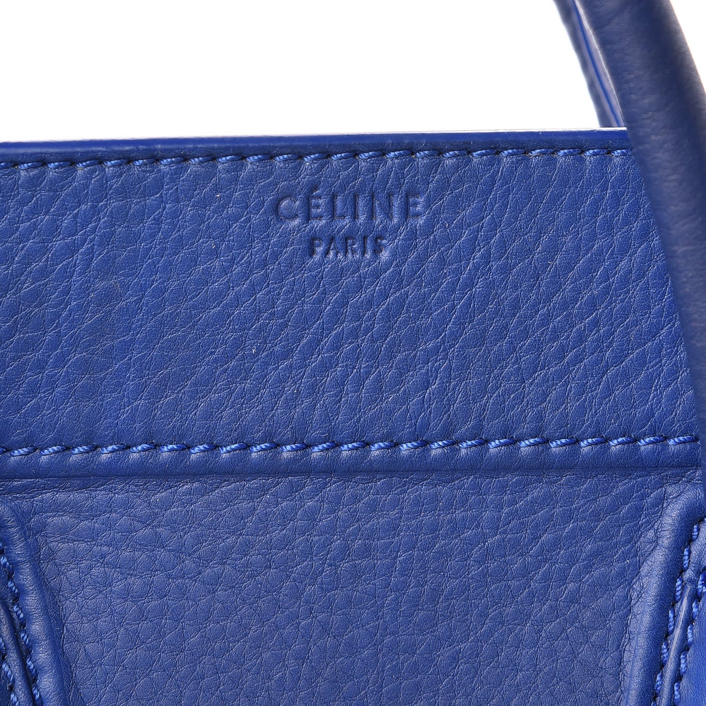 Supple Calfskin Medium Phantom Luggage Royal Blue