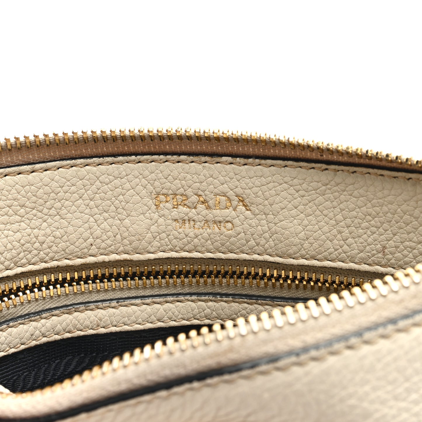 Vitello Phenix Zip Crossbody Bag Bianco