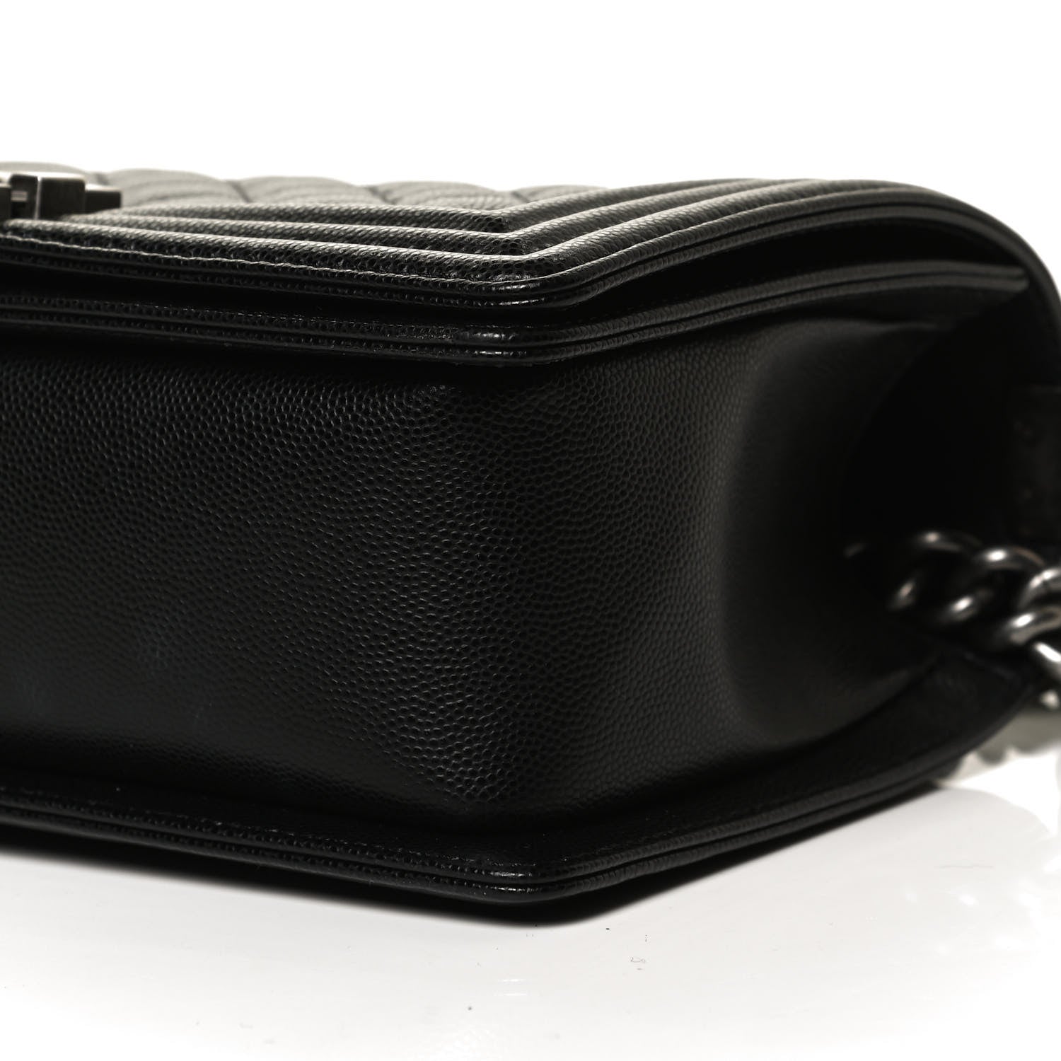 Chanel Caviar Quilted Medium Boy Flap Black 10 of 10