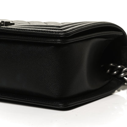 Chanel Caviar Quilted Medium Boy Flap Black 10 of 10