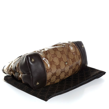 Gucci Crystal Monogram Medium Mix Tote Brown 4 of 9