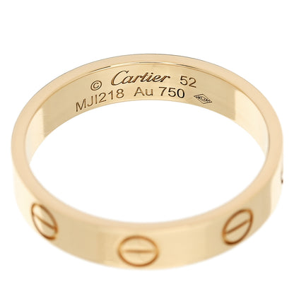 Cartier 18K Yellow Gold 3.5mm LOVE Wedding Band Ring 52 6 4 of 5