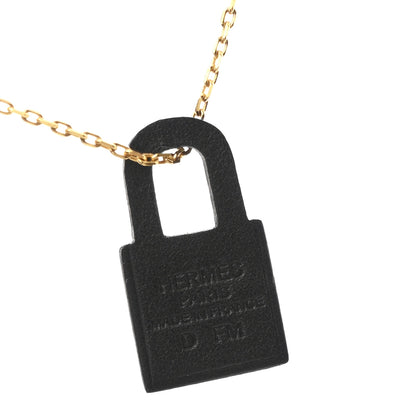 Hermes Swift O'Kelly Pendant Necklace Black 6 of 7